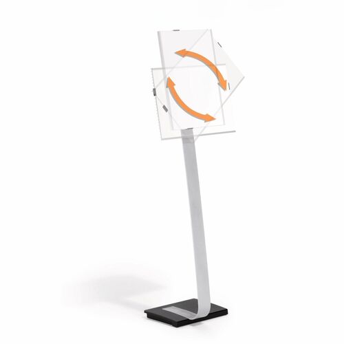 Stand, Sign, 11x17, Aluminum, Silver