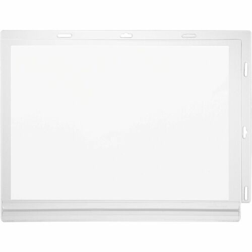 Document Pockets, Water Resistant, Cable Ties, Letter Size, Clear 5/PK