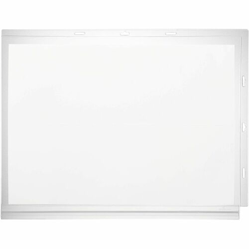 Document Pocket, Water Resistant, Cable Ties, Tabloid Size, Clear 5/PK