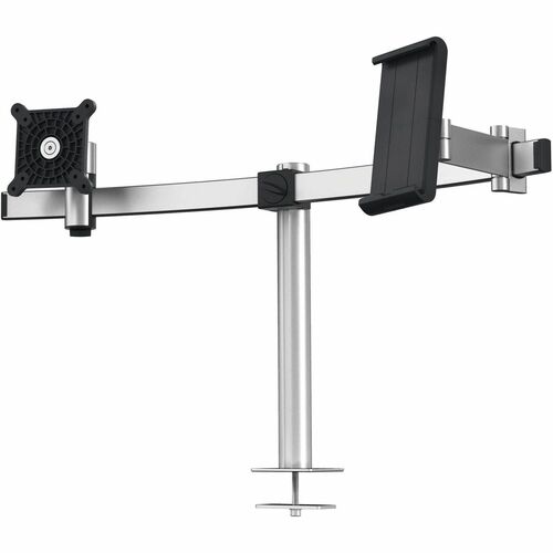 Monitor Mount, 30-3/4" W x 7-1/2" D x 17-1/2" H, Silver