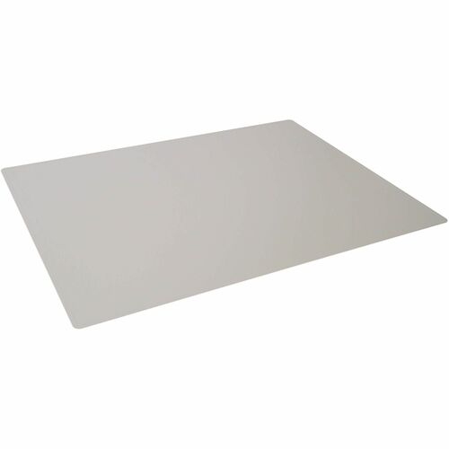 Desk Mat, Round Edges, Polypropylene, 25-1/2" x 19-7/10", Gray