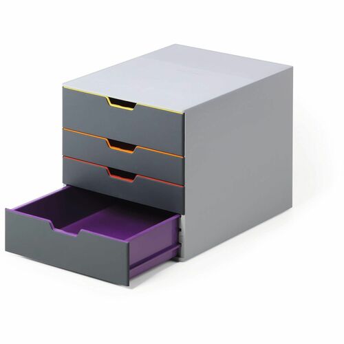 Organizer, 4-Drawer (2 XXL, 2 Regular), 11" x 14" x 11-1/2", Multi