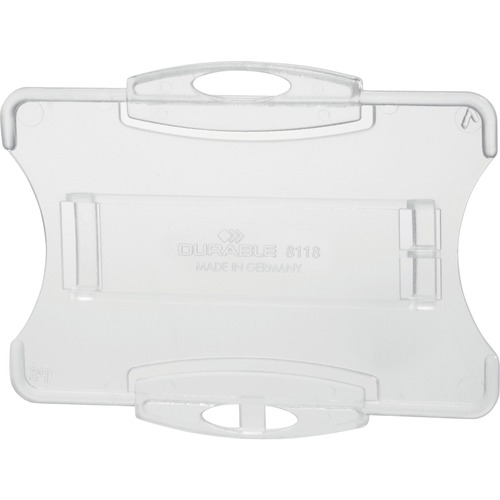 ID Card/Badge Holder, Open-Style, 3-1/4"x2-1/10", Clear 10/BX