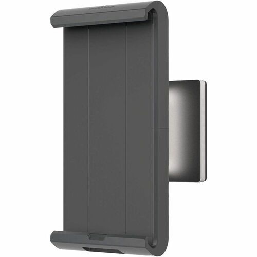 Tablet Holder, Wall, 3-3/4" W x 10-5/8" D x 2-1/2" H, Silver