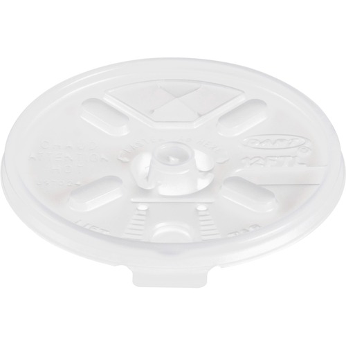 Lid, Cup, Lift-N-Lock, 12 Ounce, Clear, 100/PK 10/CT