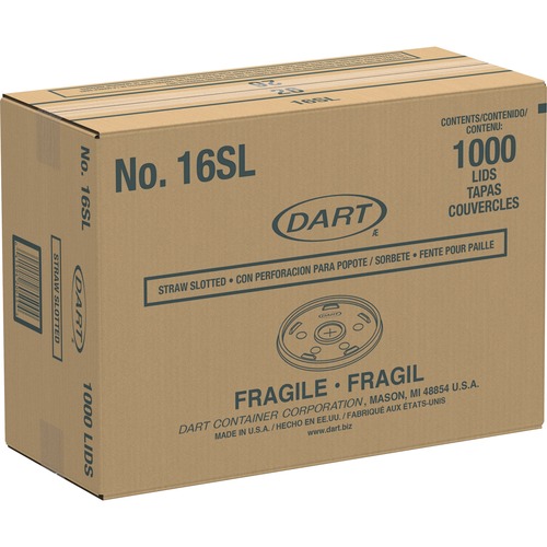 Lid, Sipthru, F/16J16, 1 Meter/CT, 100/PK 10/CT