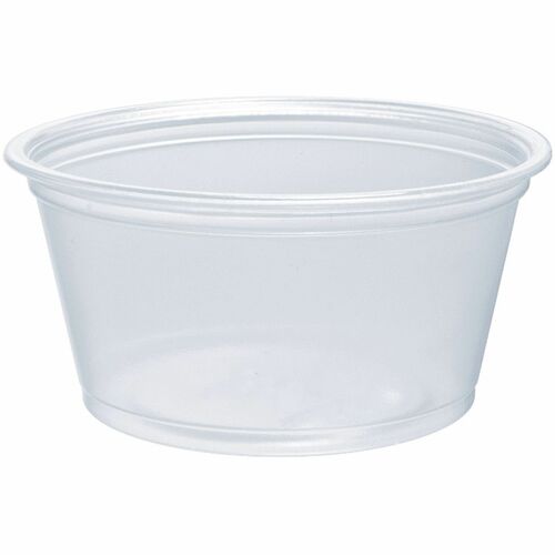 Portion Container, 2 Oz PP Plastic, 125/PK 20/CT