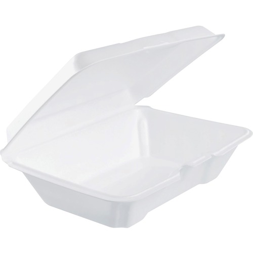 Container, Hinged-Lid, Single Compartment, 100/PK 2/CT