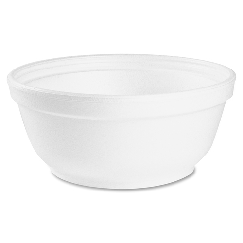 Bowl, Foam, White, 8 Oz, 50/PK 20/CT