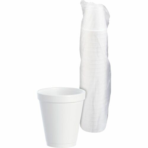 Cup, Foam, 8 Ounce, White 25/PK