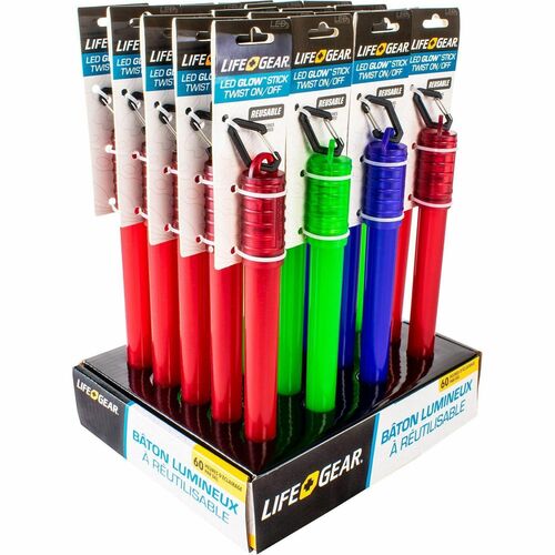Glowstick, Reusable, Assorted 20/CT