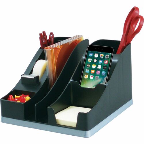 Caddy, Desk, All In One, Black