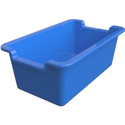 Bin, Rectangle, Blue