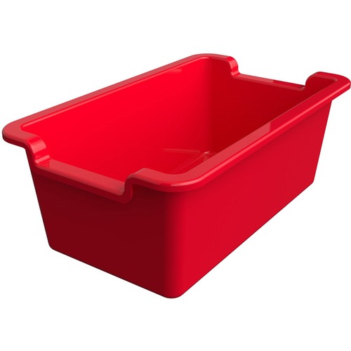 Bin, Rectangle, Red