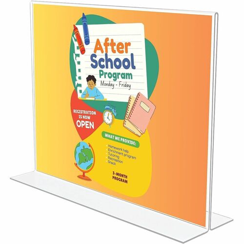 Holder, Sign, 11x8.5, Clear