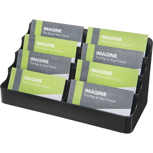 Holder, 8-Tier, Bus Card, Black