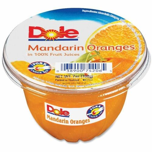 Snack, Cup, Fruit, Mandarin Orange 12/CT