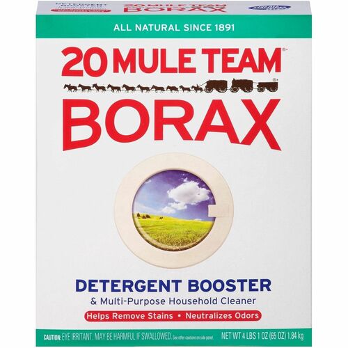 Detergent, Laundry, Borax, Powder, 4 lb