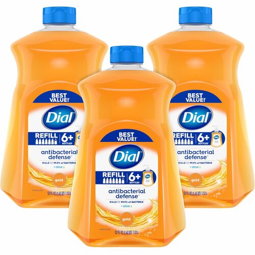 Soap, Hand, Liquid, Antibacterial, Gold, 52 Ounce 3/CT