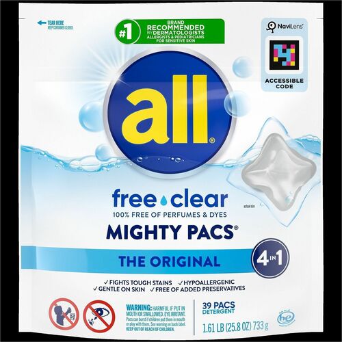 Detergent, All, Mighty Pac, FC 39/PK