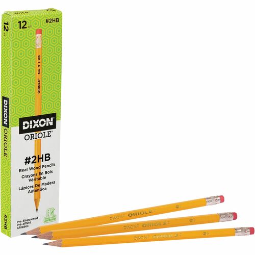 Pencil, Oriole, #2 HB, Presharpened 12/DZ