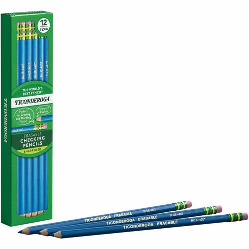 Pencil, Ticonderoga, Blue, 12/PK 6/CT