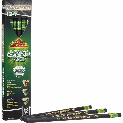 Pencil, Tri-Conderoga, #2 12/DZ