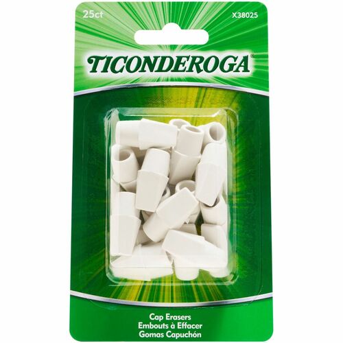 Eraser, Pencil, Cap, 25 Count 25/PK