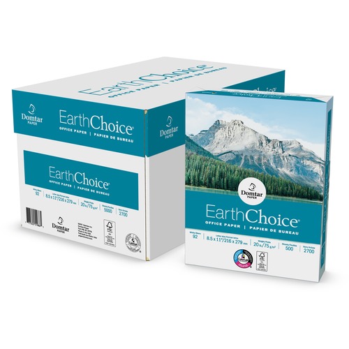Copy Paper, 92 Bright, 20lb., 8-1/2" x 11", White 10/CT
