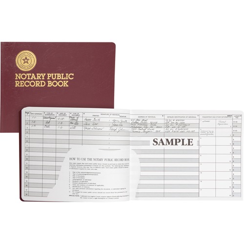 Book, Record, Notary Public
