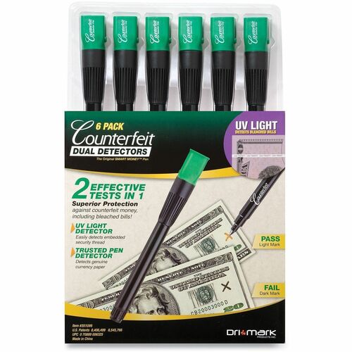 Pen, Detector, Counterfeit, Dual 6/PK