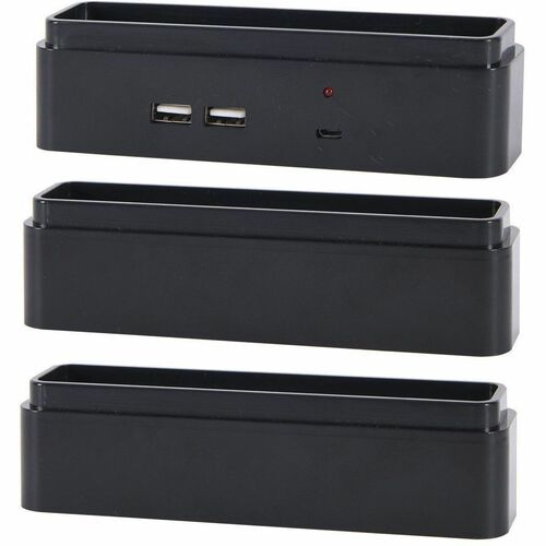Kit, Riser, Block, with USB, Black