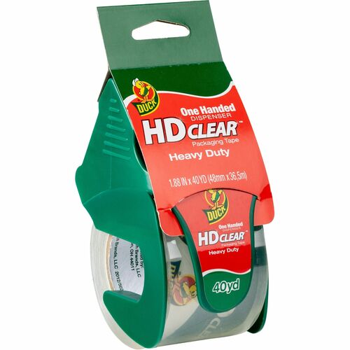 Packing Tape, With Dispenser, Heavy Duty, 1.88" x 40 Yards, Clear