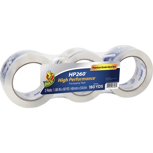 Sealing Tape, 3" Core, 3.1 Mil, 1-7/8" x 60 Yards, Clear 3/PK