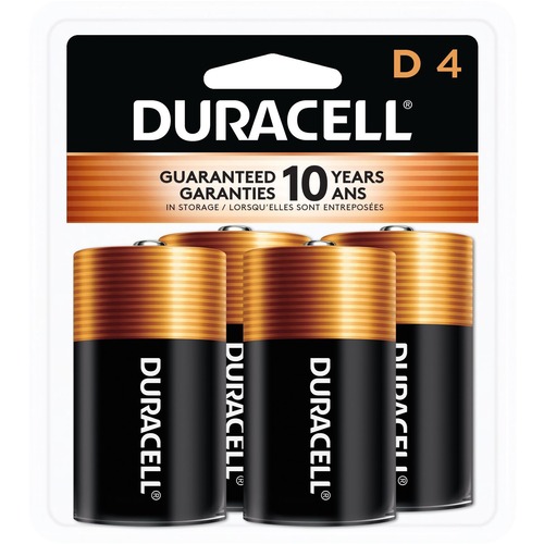 Battery, Alkaline, D, 4/Pk 12/CT