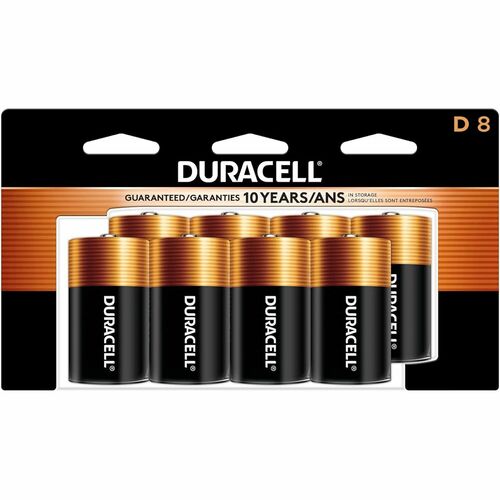Battery, Alkaline, D 8/PK