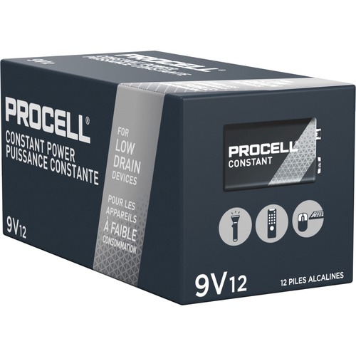 Battery, Alk, Procell, 9V 12/BX