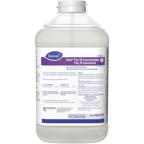 Cleaner, Disinfectant, 2.5 L 2/CT