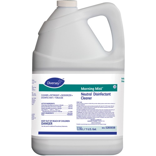 Cleaner, Disinfectant, 1 Gal 4/CT