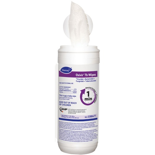 Wipes, Disinfectant, 60 Count 12/CT
