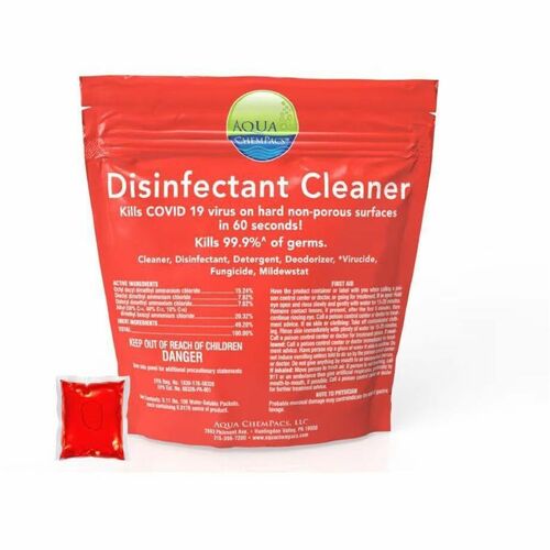 Cleaner, Disinfectant, Floor, 100 Pac 4/CT