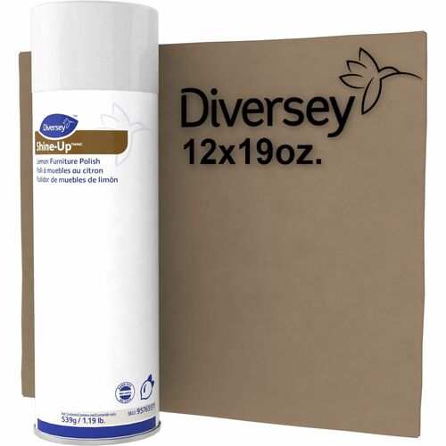 Furniture Polish, Lemon, Spray 12/CT