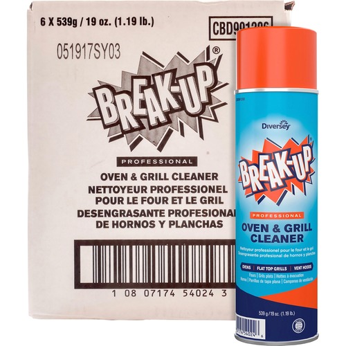 Cleaner, Oven, Grill, Breakup 6/CT