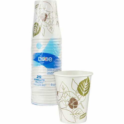 Cup, Hot, Pathways, 8 Ounce 25/PK