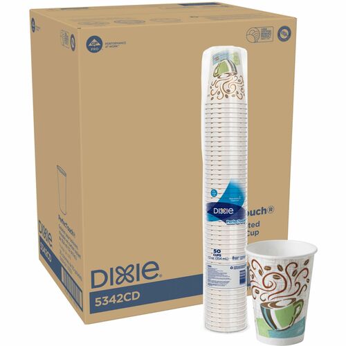 Hot Cups, Insulated Paper, 12 oz 1000/CT