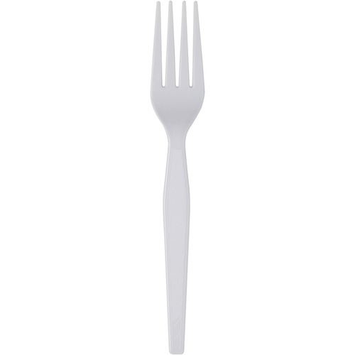 Fork, Styrene, Heavyweight, White 100/BX