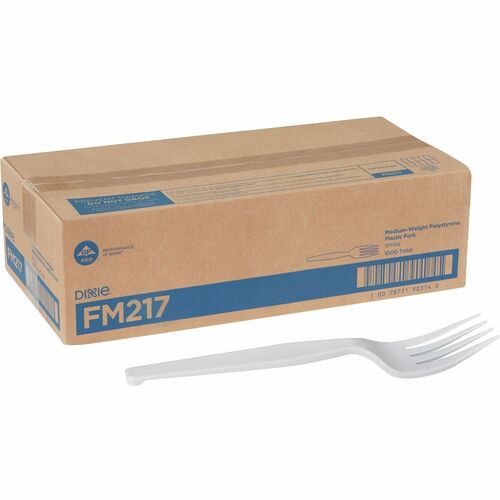 Fork, White Bulk 1000/CT