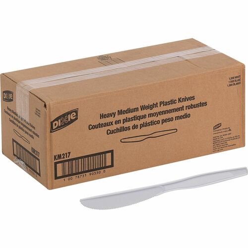 Knife, White Bulk 1000/CT