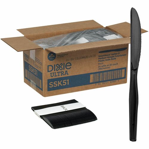 Knife Refill, F/Mini SmartStock Dispenser, Black 960/CT