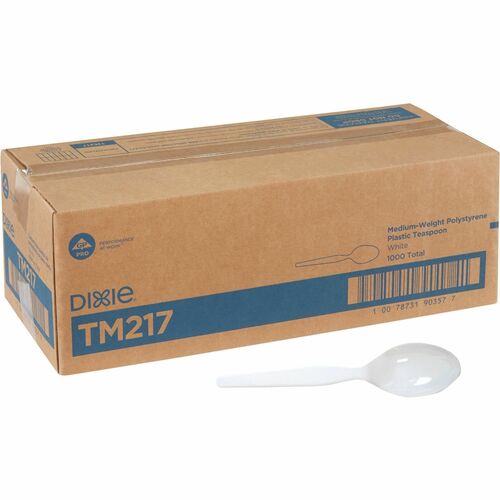 Teaspoon, Bulk, White 1000/CT